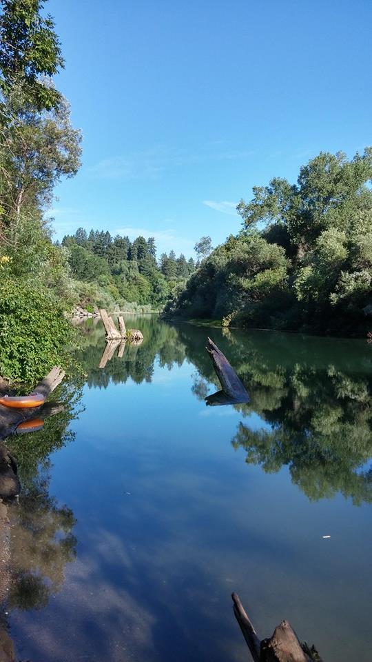 River Access between sites 57 & 58, taken in July 2014